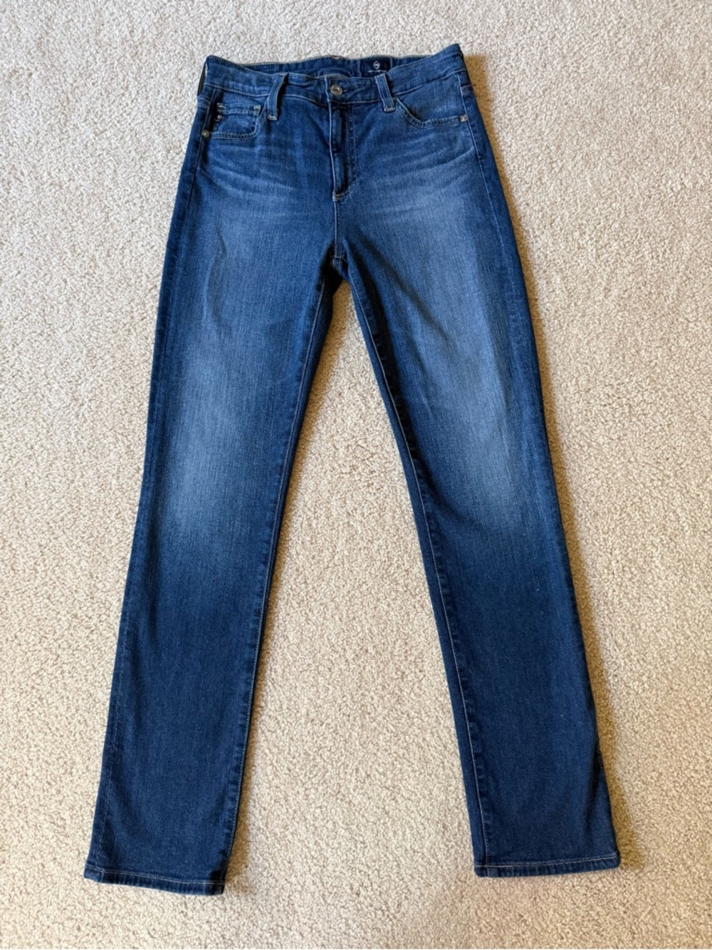 AG Adriano Goldschmied Women’s Skinny Jeans Size 27 Medium Wash Stretch Denim